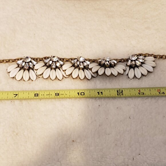 Vintage 90'S J Crew Fan Shape Necklace - Picture 4 of 6